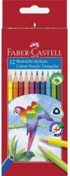 Faber-Castell Papagáj színes ceruza készlet, háromszögletű, 12 szín (TFC116512)