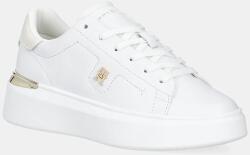 Tommy Hilfiger bőr sportcipő TH FASHION COURT SNEAKER fehér, FW0FW08631 - fehér Női 38