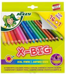 Jolly X-Big extra vastag 15+1 darabos színesceruza készlet (3099-0150) - tintasziget