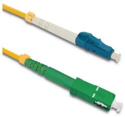 Qoltec Patchcord optikai szál LC/UPC - SC/APC | Egymódusú | 9/125 | G652D | Simplex | 1m (54331)