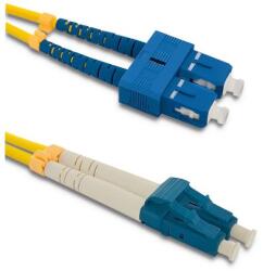 Qoltec Patchcord optikai szál SC/UPC - LC/UPC | Singlemódusú | 9/125 | G652D | Duplex | 1m (54031)