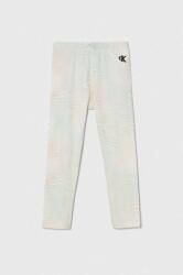 Calvin Klein Jeans gyerek legging bézs, mintás - bézs 56