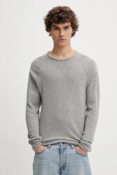 American Vintage pamut hosszúujjú fehér, sima - szürke XXL - answear - 30 990 Ft