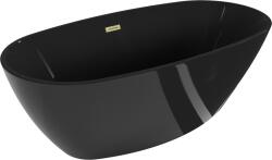 Mexen Eris 170x80 cm fekete/szálcsiszolt arany (53441708070-55)