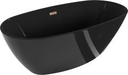 Mexen Eris 170x80 cm fekete/szálcsiszolt bronz (53441708070-65)