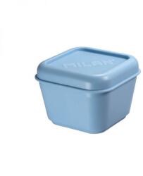 MILAN négyzetes uzsonnásdoboz 10x7, 5x10 cm - BPA mentes - kék (MIL000335-085111LB)