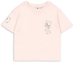 Konges Sløjd gyerek pamut póló RHW X KS LETTRE TEE OCS rózsaszín, nyomott mintás, Rosie Huntington Whiteley KS103612 - rózsaszín 92