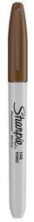 Sharpie Alkoholos marker, 1 mm, kúpos, SHARPIE "Fine Point", barna (SR0811040) - fiorex