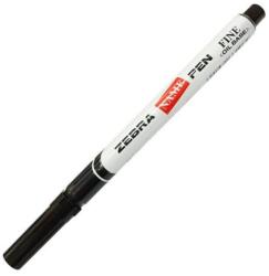 Zebra Alkoholos marker, 1, 5 mm, kúpos, ZEBRA "Name Pen Fine", fekete (TZ33106) - fiorex