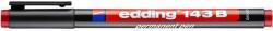edding Alkoholos marker, OHP, 1 mm, EDDING "143 B", piros (TED143P) - fiorex