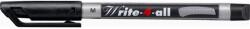 STABILO Alkoholos marker, 1 mm, kúpos, STABILO "Write-4-all", fekete (TST14646) - fiorex
