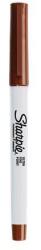 Sharpie Alkoholos marker, 0, 5 mm, kúpos, SHARPIE "Ultra Fine Point", barna (SR0811320)