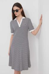 Tommy Hilfiger ruha sötétkék, mini, harang alakú - sötétkék S - answear - 46 990 Ft