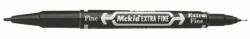 Zebra Alkoholos marker, 0, 5/1, 0 mm, kétvégű, ZEBRA "Mckie Extra Fine", fekete (TZ50351)