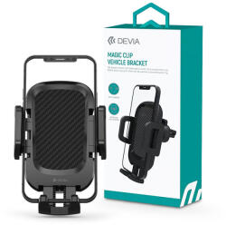 DEVIA Magic Clip szellőzőrácsba illeszthető autós tartó 5-9'' méret - fekete