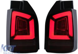 KITT Teljes LED Hátsó lámpák, Piros/fehér, VW Transporter Multivan V T5 Facelift (2010-2015) modellekhez (TLVWT5FLED)