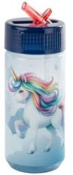 DERFORM Sticlă de apă fete, 330 ml, model UNICORN - Derform
