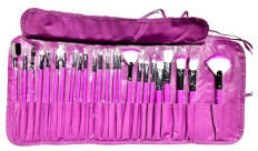  Set Pensule machiaj Pink Glow 24buc