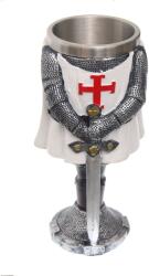 Tole 10 Imperial Pocal Templar Medieval, 19cm 200ml decorat 360grade Tole 10 Imperial 39630