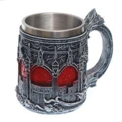 Tole 10 Imperial Cana Biserica Gotica "Ghotic Church", 13cm, 400ml decorat 360grade Tole 10 Imperial 39614