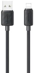 USAMS KY adatkábel (USB - lightning, 2.4A, gyorstöltő, 100cm) FEKETE Apple IPAD, IPAD 2, IPAD (3rd Generation) (SJ689USB01)