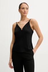GUESS felső CAROLINE fekete, női, sima, W5GH58 WGLD2 - fekete M