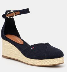 Tommy Hilfiger espadrilles FLAG CLOSED TOE MID WEDGE ESPAD sötétkék, FW0FW08657 - sötétkék Női 41