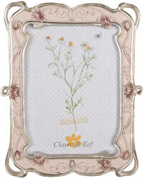 Clayre & Eef Rama foto masa, perete polirasina aurie roz 19x2x24 cm, 13x18 cm (2F1056)