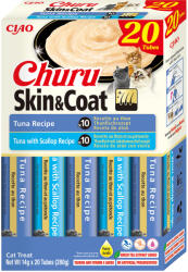 Inaba Foods Churu Cat Varieties SkinCoat Recompense Cremoase cu Ton 20 Buc - shop4pet