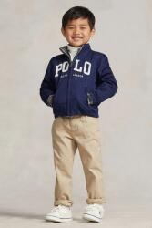Ralph Lauren gyerek pamut nadrág bézs, sima, 322855803001 - bézs 88-93