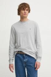 Tommy Hilfiger hosszú ujjú szürke, férfi, sima, UM0UM03366 - szürke XL