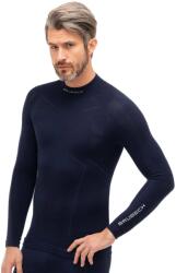 BRUBECK EXTREME WOOL Férfi merinó gyapjú aláöltözet felső - Sötétkék