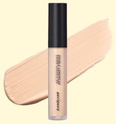 PeriPera Corector cu acoperire mare, Peripera, Double Longwear Cover Concealer, 5.5g - #01 Ivory