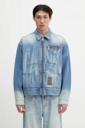 Evisu farmerdzseki Worker Denim w Emboss Kamon átmeneti, 2ESHTM5DJ1038 - kék XL