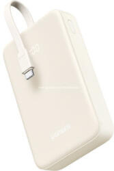 UGREEN Baterie externa Ugreen PB521, 20000 mAh, 1x USB, 1x USB-C, 30 W, Display, Cablu USB-C integrat, White (45207)