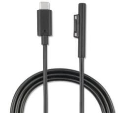 4smarts USB-C / Microsoft Surface töltőkábel, 5A, 1m, fekete (4S468683) - aqua