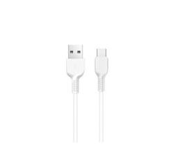 hoco. X20 USB / USB-C töltő- és adatkábel, 2 m, fehér (6957531068914) (6957531068914)