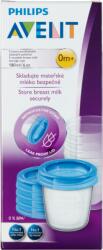 Philips Avent 180 ml-es anyatejtároló poharak 0 hónapos kortól 5 db