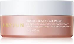 Jayjun Eye Gel Patch Roselle Tea masca hidrogel pentru ochi împotriva ridurilor și a cearcănelor întunecate 60x1.4 g Masca de fata