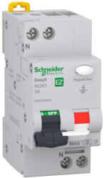 Schneider Electric Schneider Easy9 Pro áramvédős kismegszakító 1P+N C 6A, 30mA, A osztály (EZ9D55606) (EZ9D55606)
