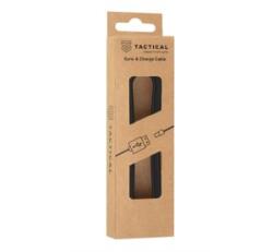 Tactical Smooth Thread USB / USB-C töltő- és adatkábel, 1m, fekete (57983104149) - aqua