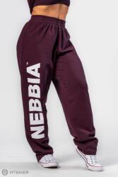NEBBIA BOYFRIEND STYLE 432 női melegítőnadrág, sötétpiros (XS)
