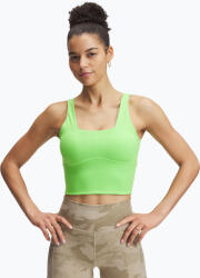 Under Armour Project Rock Fitted Bra edzőmelltartó cyber zöld / cyber zöld