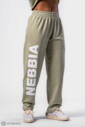 NEBBIA BOYFRIEND STYLE 432 női melegítőnadrág, világoszöld (S)