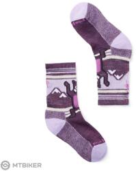 Smartwool Hike Light Cushion Hiking Bear Crew gyerek zokni, purple iris (M)