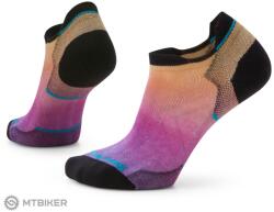 Smartwool Run Zero Cushion Ombre Print Low Ankle női zokni, tandoori orange (M)