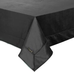 Eurofirany Egyszínű bársony asztalterítő Fekete 145x220 cm (HS421134)