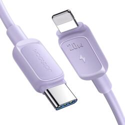 JOYROOM Type-C - Lightning kábel Multi-Color Series A14, 480mb/s, 20W, 1.2m, lila (S-CL020A11P) (JR-S-CL020A11P)