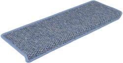 vidaXL 30 db kék lépcsőszőnyegek öntapadós szizál kinézetű 65x21x4 cm 3365886 (3365886)