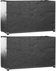 vidaXL 2 db téglalap alakú kerti bútorhuzat 8 fűzőlyukkal 170x94x70 cm 0.64 kg 3155346 (3155346)